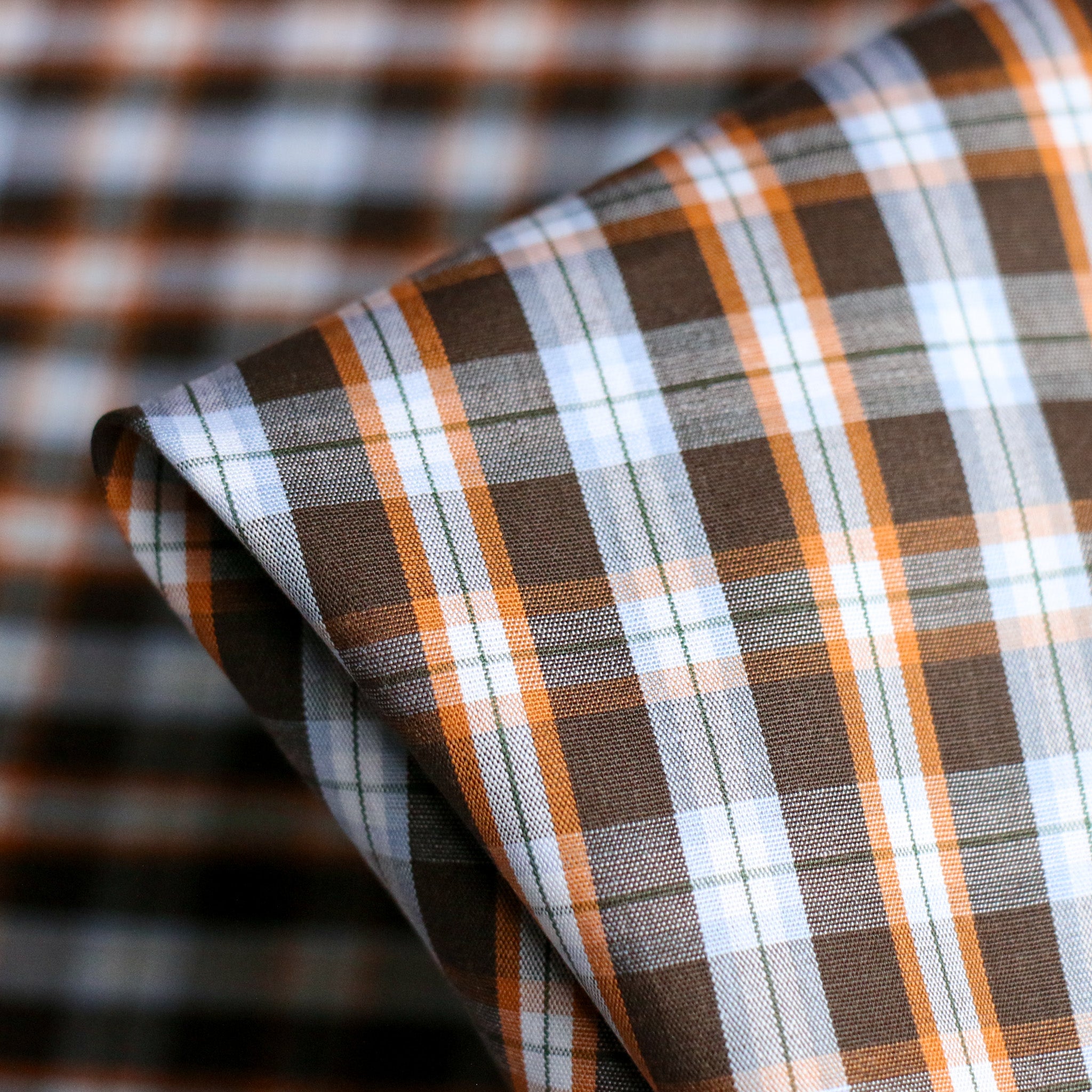 Bianca Brown Check Button-Down Shirt for Women - Casual & Office Wear - Perfect for Work, Dates & Everyday Outfits