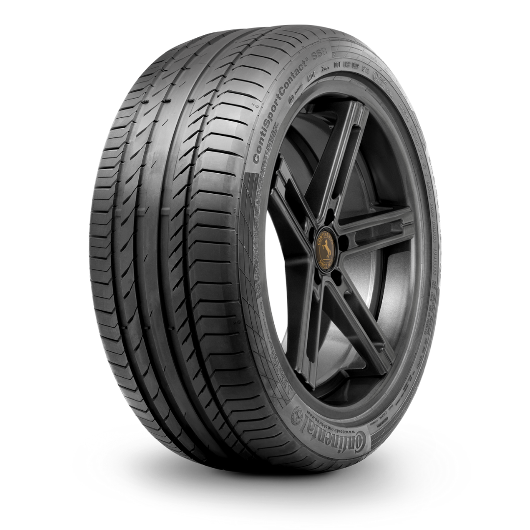 Continental Sport Contact 5 High Performance Tires 245/45R19 98Y - Summer Tires for Sports Cars & Luxury Vehicles - Perfect for High-Speed Driving & Wet Road Conditions