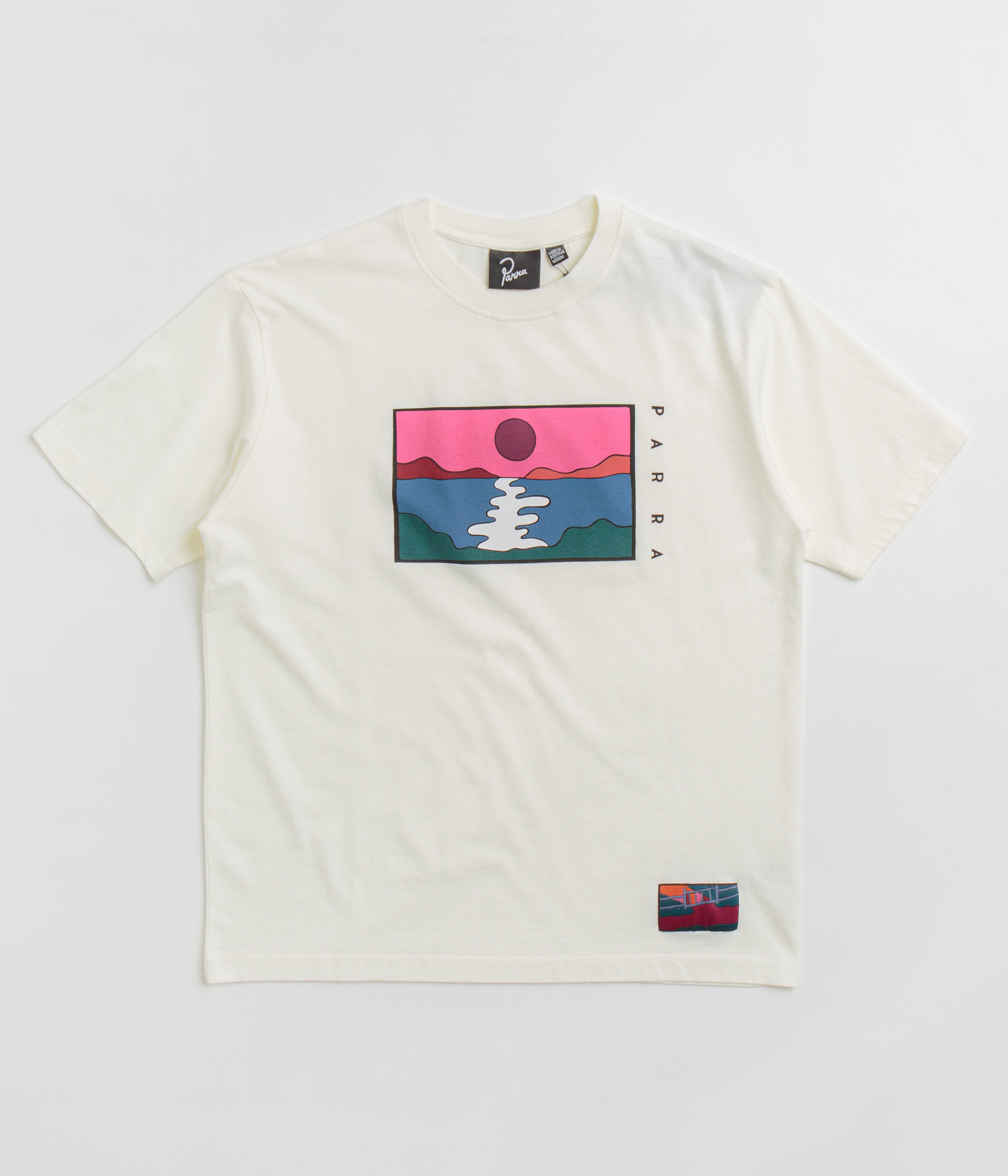 Parra No Trespassing Graphic T-Shirt - Off White | Streetwear Fashion for Men & Women | Perfect for Casual Wear, Concerts, and Urban Outfits