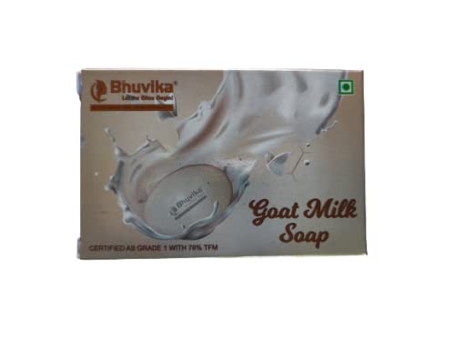 Bhuvika Natural Handmade Soap - 100g Bar for Moisturizing & Gentle Cleansing | Ideal for Dry, Sensitive Skin | Perfect for Daily Bath & Skincare Routine