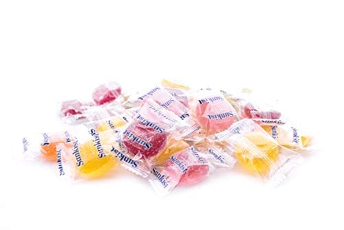 Sunkist Fruit Gems - Gluten Free, Fat Free, Kosher Certified Jelly Filled Candies - 5 LB Resealable Stand Up Bag - Perfect for Halloween, Party Favors, Office Snacks & Gift Baskets
