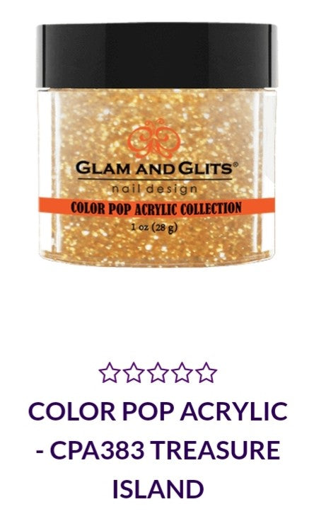 GLAM AND GLITS COLOR POP COLLECTIONS CPA383 - 1 oz Nail Polish - Vibrant Long-Lasting Nail Lacquer for Salon-Quality Manicures at Home | Perfect for Parties, Weddings & Special Occasions