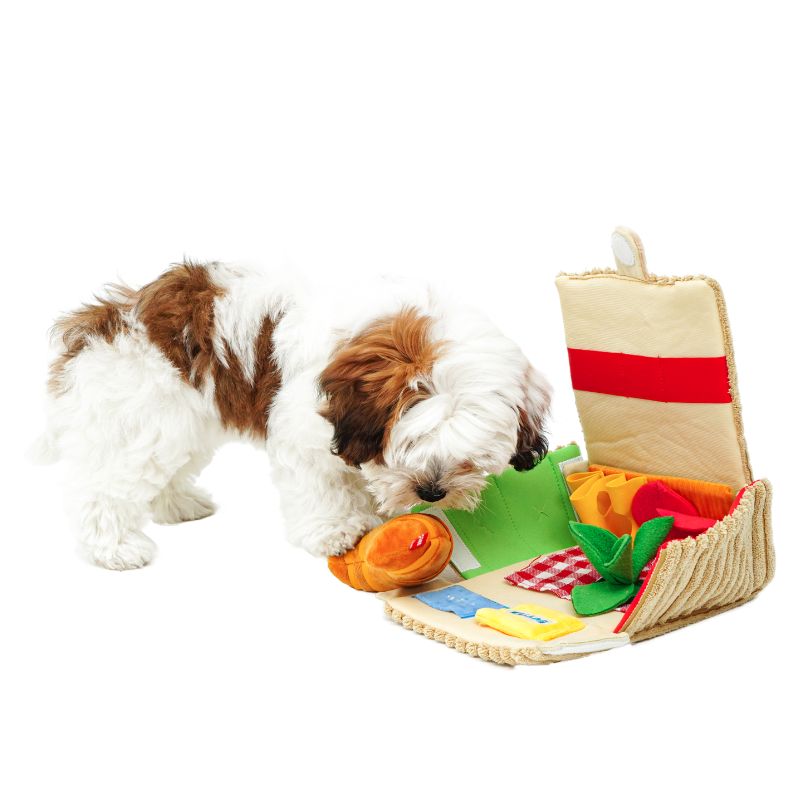 Premium Bacon Scented Dog Nose Work Toy - Interactive Scent Training Game for Dogs - Perfect for Outdoor Picnics, Backyard Play & Canine Enrichment Activities