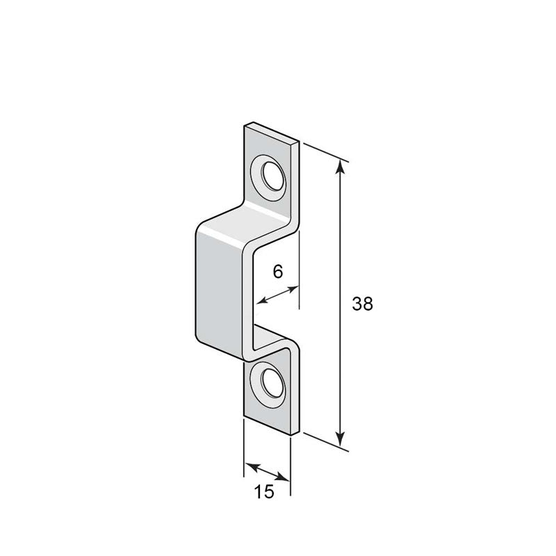 Krampa Nickel-Plated - Durable and Stylish Hardware for DIY Projects, Home Improvement, and Industrial Use