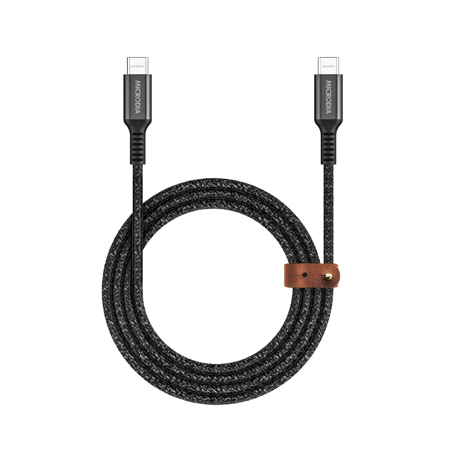 Premium MICRODIA DurCable™ Tweed PD60W USB C to USB C Fast Charging & Data Sync Cable (6ft) - Compatible with iPhone 15, MacBook, iPad Pro, Samsung Galaxy - Perfect for Home, Office & Travel Charging