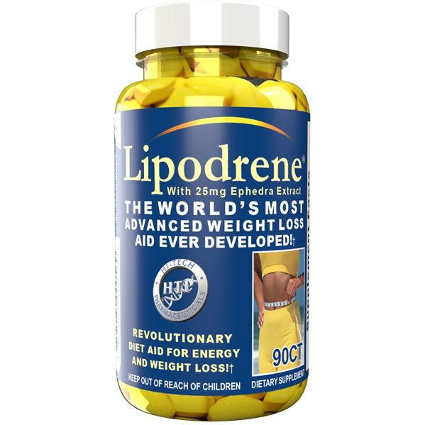 Hi Tech Pharmaceuticals Lipodrene - Premium Weight Loss & Energy Supplement for Men & Women - Boost Metabolism & Burn Fat Fast - Ideal for Gym, Workout & Active Lifestyle
