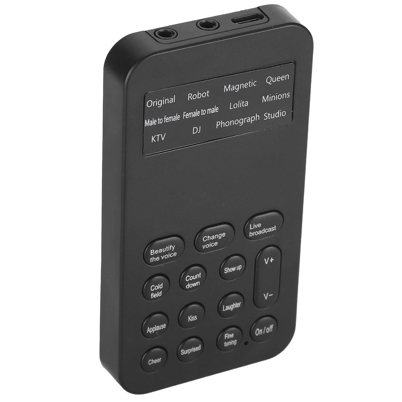 Universal Mini Sound Changer - Male to Female Voice Modifier for Live Streaming & Gaming | Handheld Microphone Voice Changer with USB Connectivity for PC, Phone & Computer | Perfect for Podcasts, Karaoke & Online Meetings