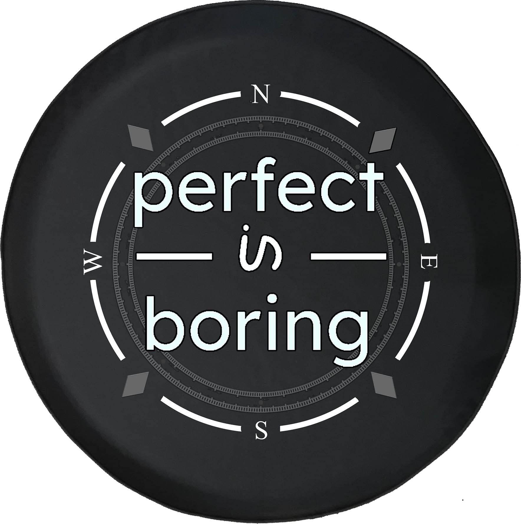 Premium American Unlimited Spare Tire Cover with Compass Design - Universal Fit for SUVs, Trailers, RVs & Most Vehicles | Durable Wheel Protection for Off-Road Adventures & Camping Trips