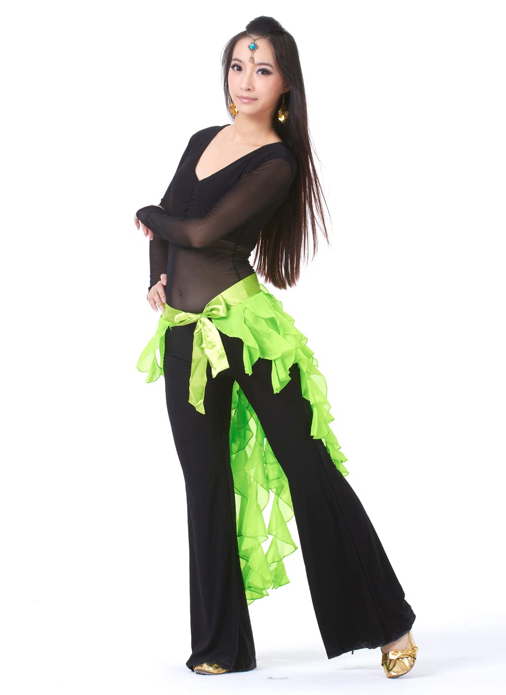 Premium Egyptian Style Belly Dance Hip Scarf with Tassels - Latin Dance Belt Skirt for Women | Perfect for Performances, Costume Accessories & Dance Classes