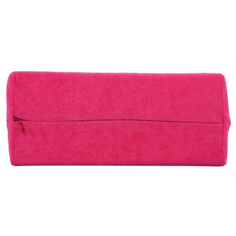Premium Nail Art Hand Rest Pillow - Detachable & Washable Salon Cushion with Soft Sponge for Manicures (Rose Pink) | Perfect for Nail Salons, Home Manicures & Professional Nail Technicians