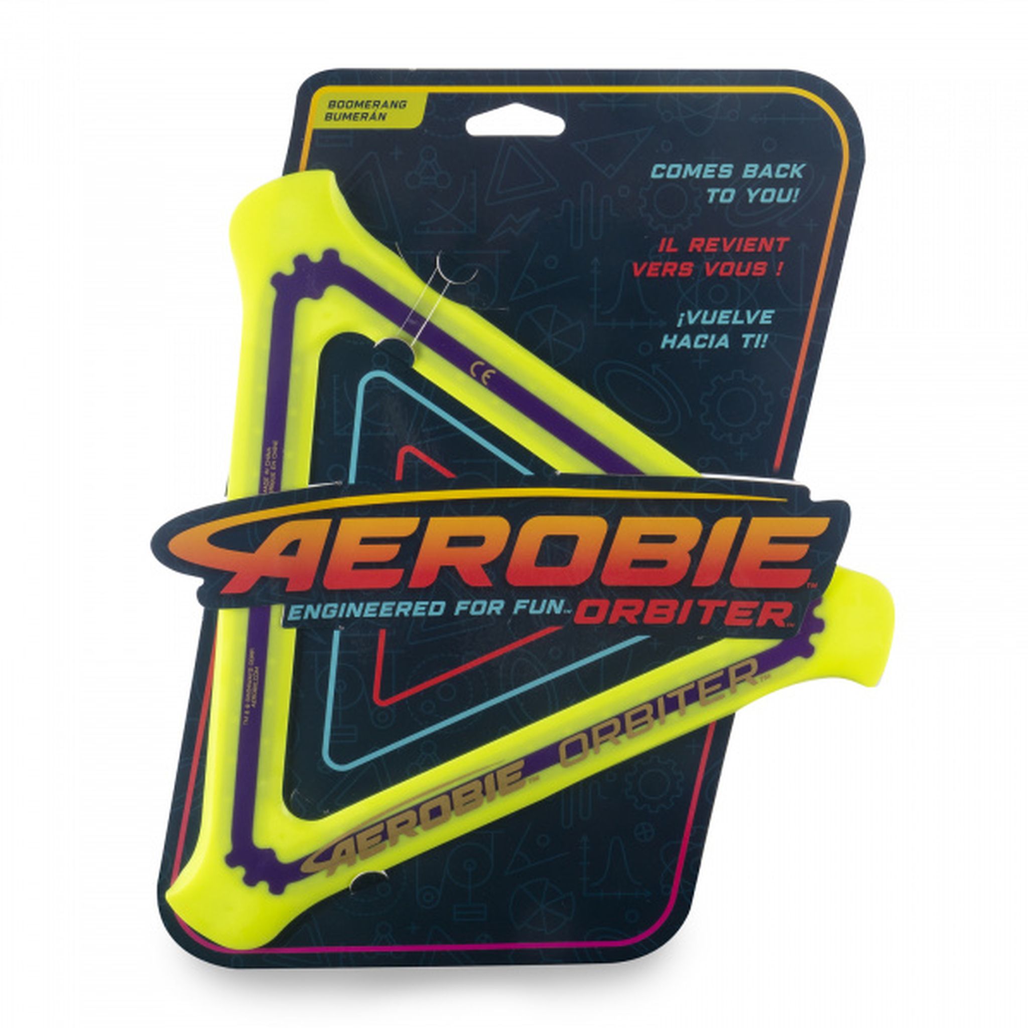 Aerobie Orbiter Boomerang - High Performance Flying Disc for Outdoor Fun, Sports & Backyard Games - Single Unit