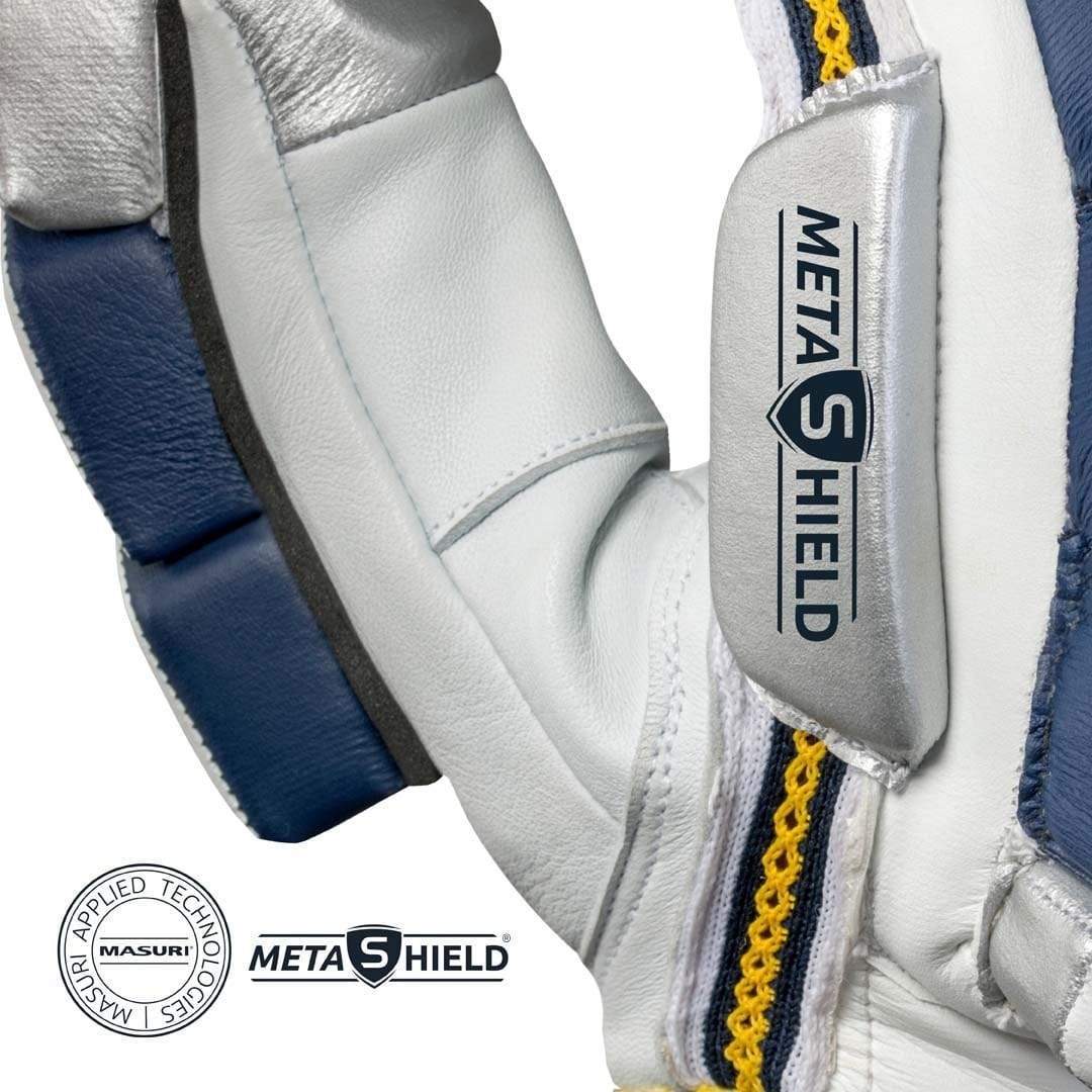 Masuri E Line Junior Cricket Batting Gloves - Youth Cricket Gloves for Boys & Girls - Lightweight Protective Gear for Practice & Matches - Perfect for Training, Games & School Cricket Teams