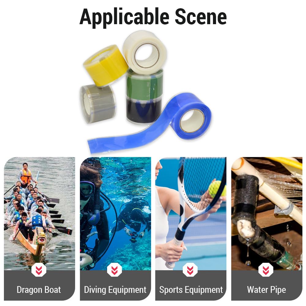 Kayak Paddle Grip Tape - Silicone Waterproof Handle Grip for Kayak, Canoe, and Dragon Boat Paddles - Enhanced Comfort and Control for Water Sports Enthusiasts