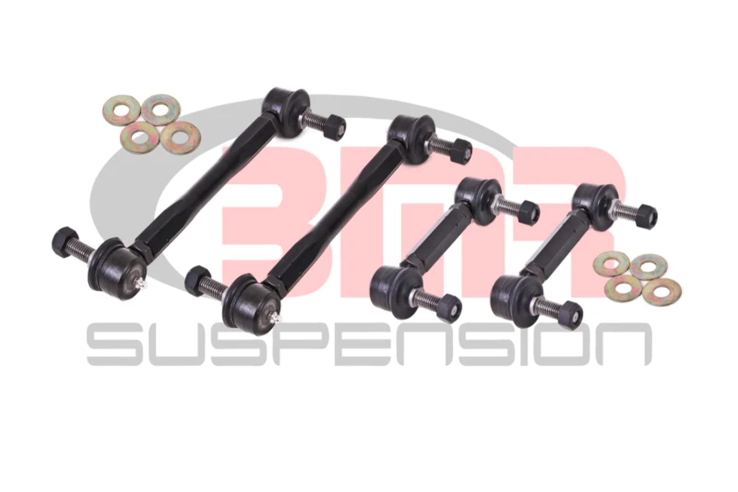 Heavy Duty Sway Bar End Link Kit - Set of 4 for Improved Vehicle Stability & Handling - Perfect for Off-Roading, Towing & Performance Driving
