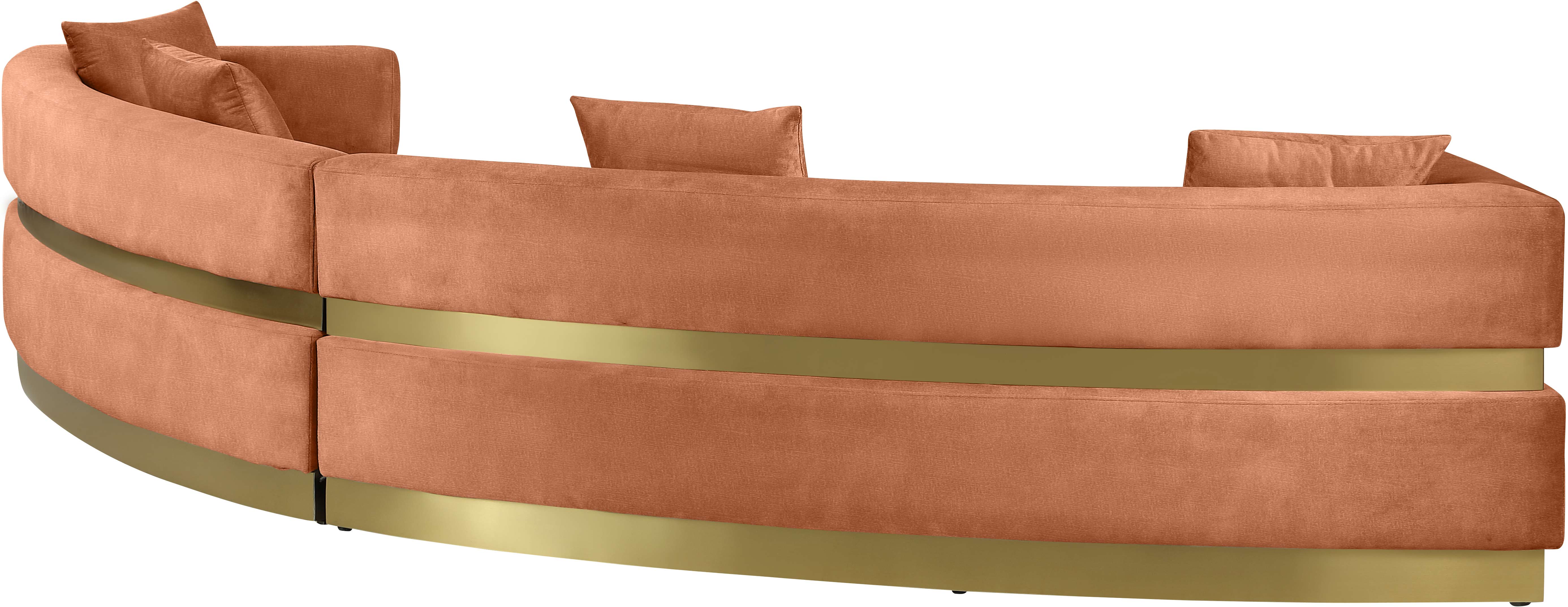 Belsa Velvet 2-Piece Sectional Sofa Set - Modern L-Shaped Couch with Soft Velvet Upholstery for Living Room, Lounge & Family Room Comfort