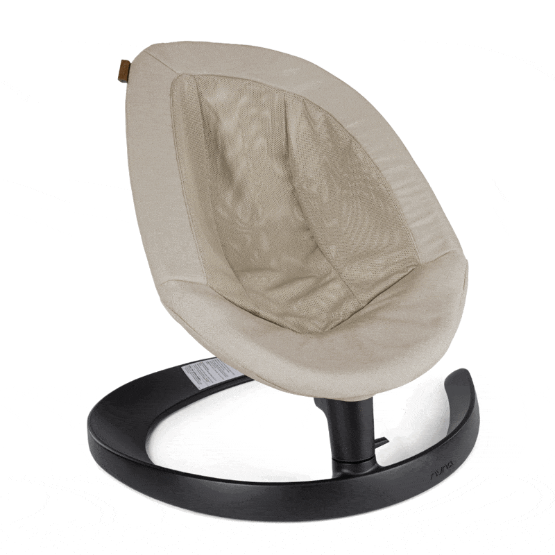 Nuna Leaf Grow Baby Swing with Toy Bar - Adjustable Infant Seat for Newborns to Toddlers - Perfect for Nursery, Living Room & Outdoor Use
