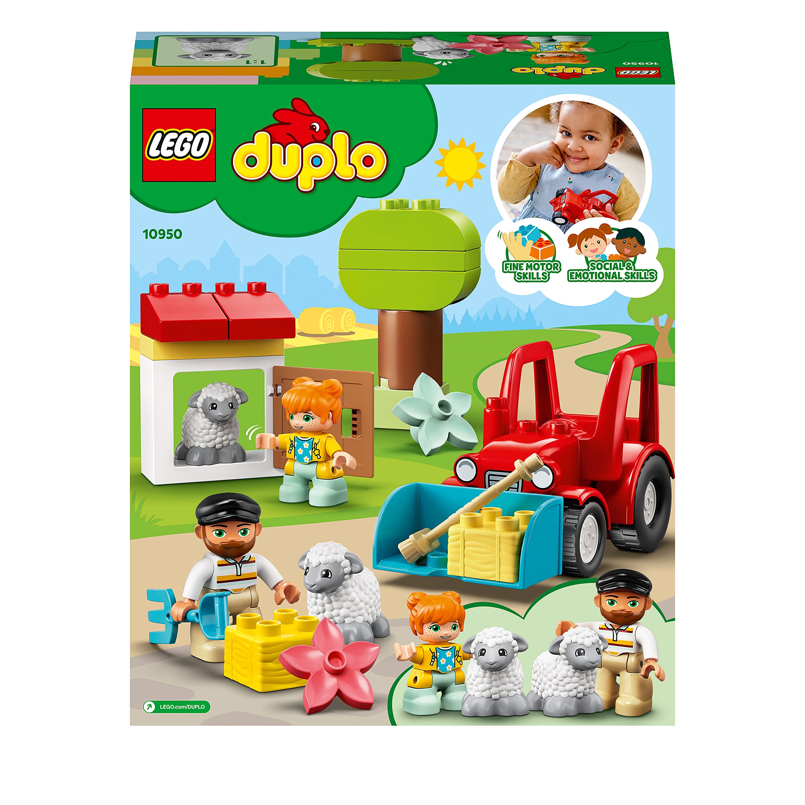 LEGO Classic 11012 Creative White Bricks Building Set - Perfect for Kids' STEM Learning, Creative Play & DIY Home Decor