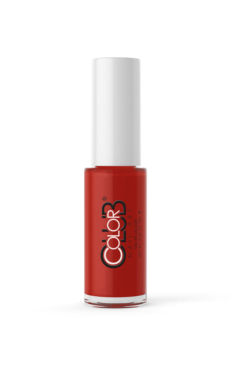 Color Club Nail Art Striper Brush - Vibrant Red Nail Polish for Professional Salon & DIY Nail Designs | Perfect for French Tips, Ombre, Stripes & Nail Art Decoration