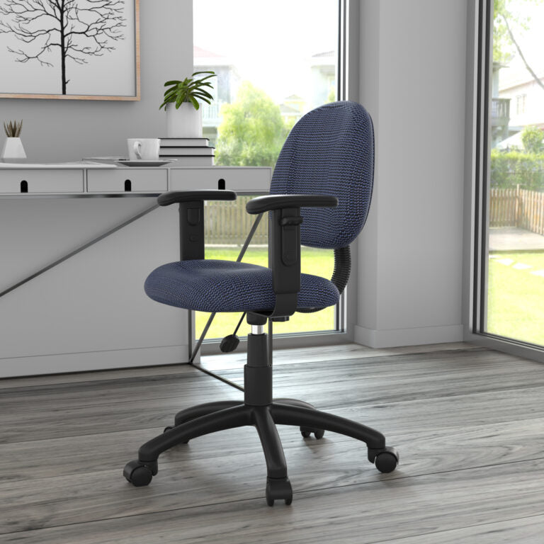 Boss Perfect Posture Deluxe Ergonomic Office Chair - Adjustable Height, Lumbar Support & Swivel Base (Models B315, B316, B317) - Ideal for Home Office, Gaming & Professional Workspaces