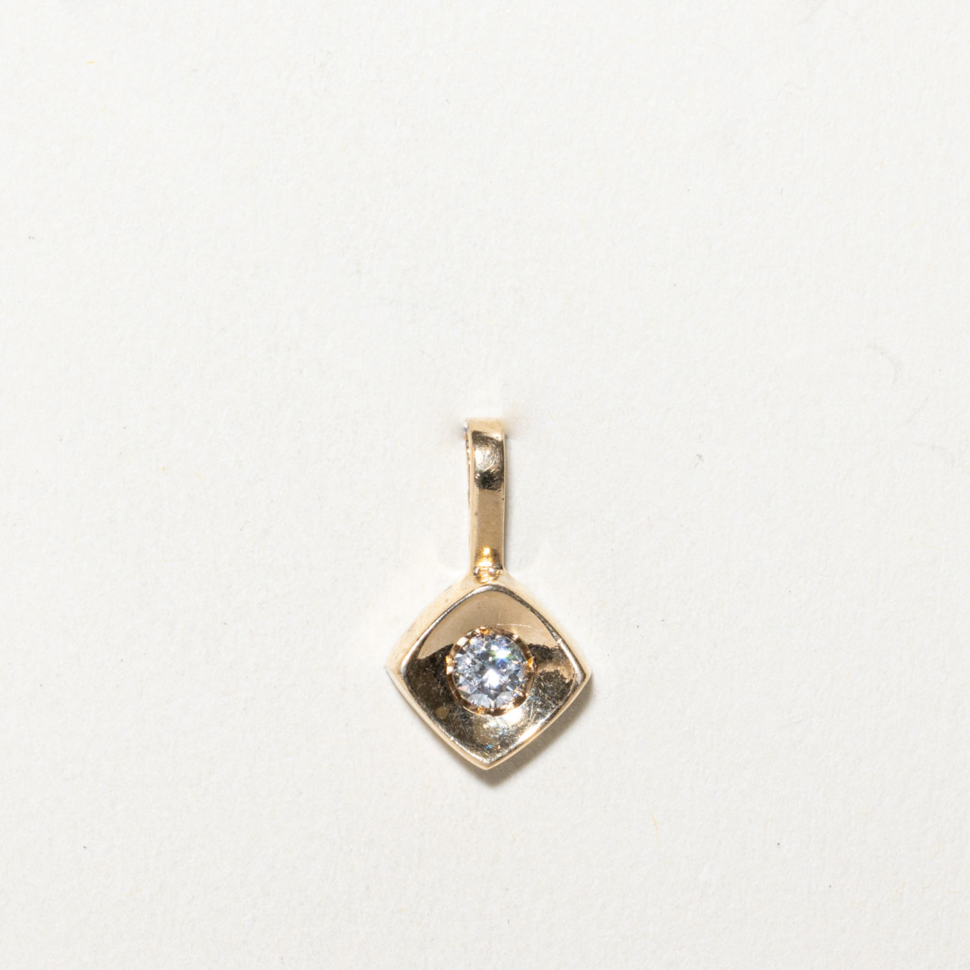 0.16ct Solitaire Diamond Pendant Necklace - 14K White Gold Dainty Jewelry for Women - Perfect for Anniversary, Valentine's Day & Everyday Elegance