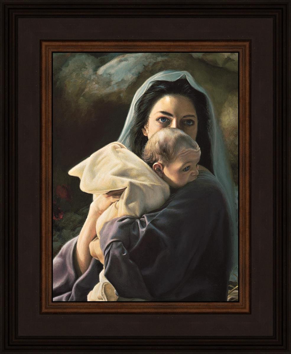 Be It Unto Me Religious Painting by Liz Lemon Swindle - Inspirational Christian Art for Home, Church & Office Decor