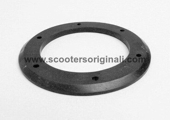 Vespa Horn Gasket - Large Beveled Edge Black Replacement Part for 1960s Vespa Scooters - Perfect for Vintage Vespa Restoration & Motorcycle Maintenance