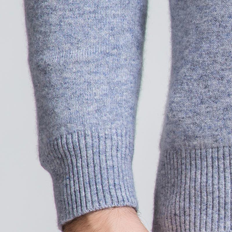 Luxury Men's V-Neck Cashmere Sweater - Soft & Warm Winter Pullover for Business Casual & Date Nights