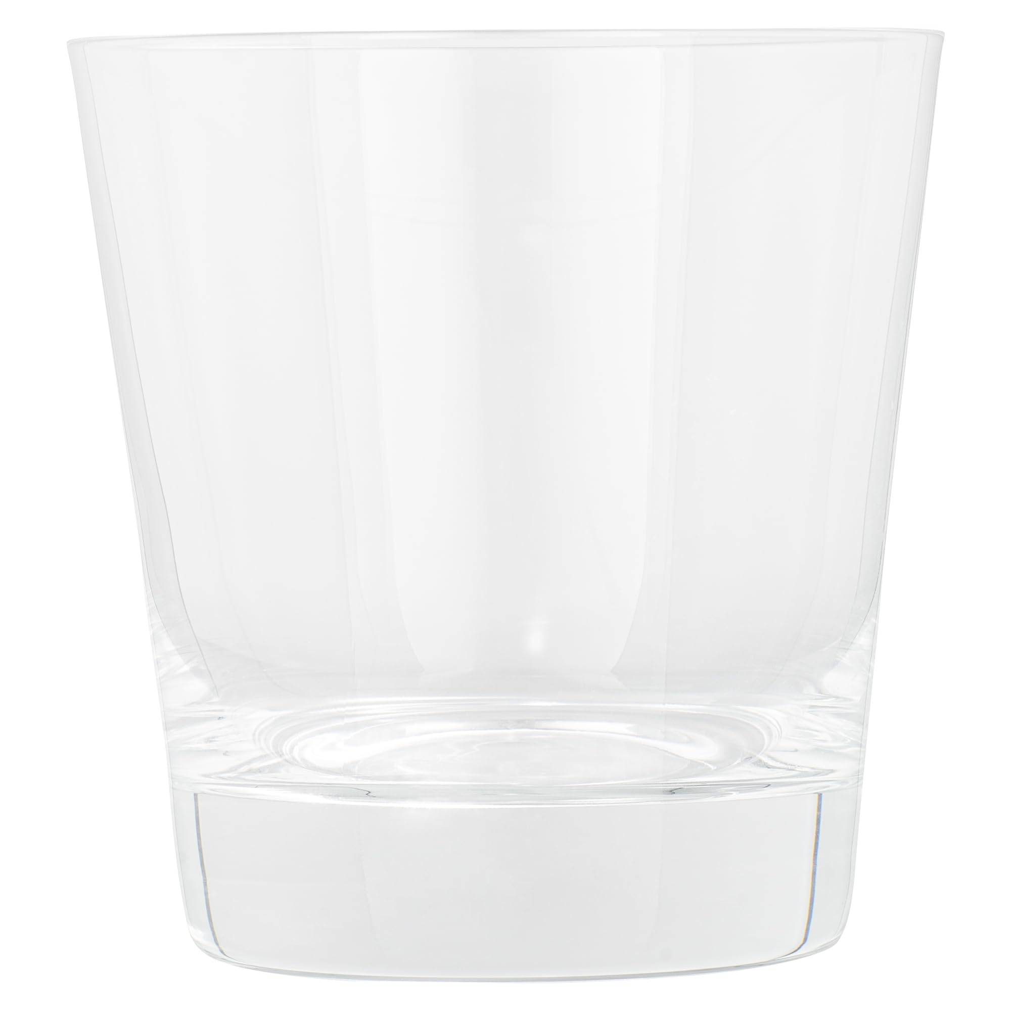 Restaurantware Moda Nude 13oz Crystal Old Fashioned Glasses Set of 12 - Heavy Base, Laser-Cut Rim, Fine-Blown Crystal Whiskey Glasses | Dishwasher-Safe Lowball Glasses for Scotch, Bourbon & Cocktails | Perfect for Home Bars, Dinner Parties & Gifts