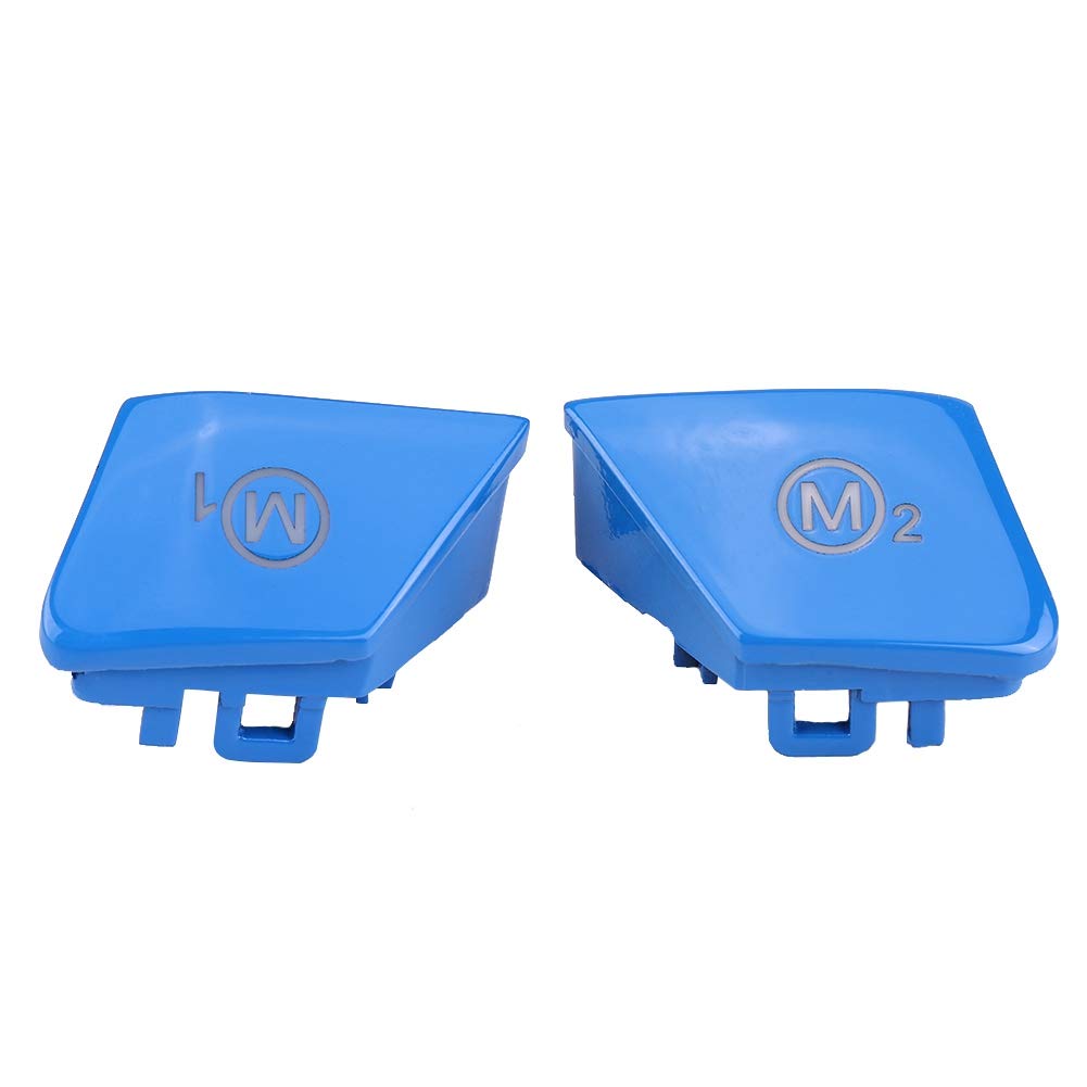 BMW M1 M2 Steering Wheel Buttons - Compatible with M3 M4 F80 F82 F83 Models (2015-2016) - Blue Racing Mode Switch for 3.0T Engine - Perfect for Track Days & Performance Driving