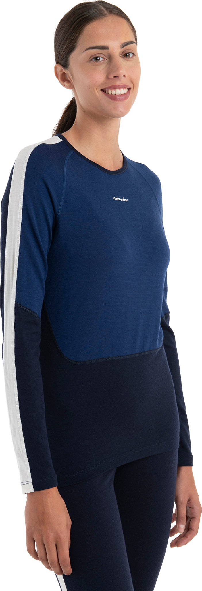 200 Sonebula Merino Wool Long Sleeve Crew Neck Base Layer Top for Women - Warm Thermal Underwear for Hiking, Skiing & Winter Outdoor Activities