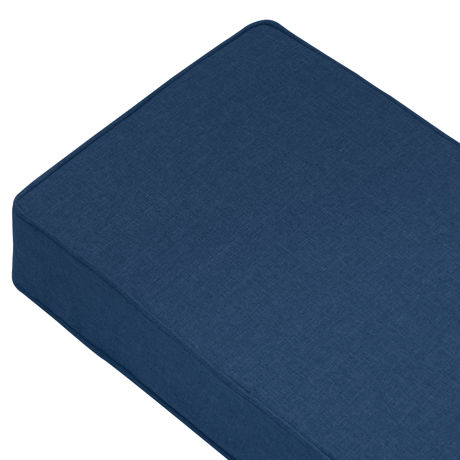 Linara Custom Bench Cushion - Beige & White Sofa Cushion with Removable Cover, Water-Resistant Patio Furniture Cushion for Outdoor Bench, Chair, and Deck - Perfect for Garden, Poolside, and Porch Relaxation