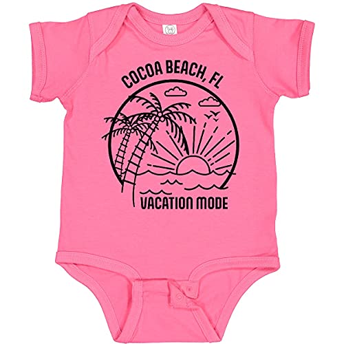 Inktastic Summer Vacation Mode Cocoa Beach Florida Baby Bodysuit - Cute Florida-Themed Onesie for Infants & Toddlers - Perfect for Beach Trips, Family Vacations & Photo Shoots