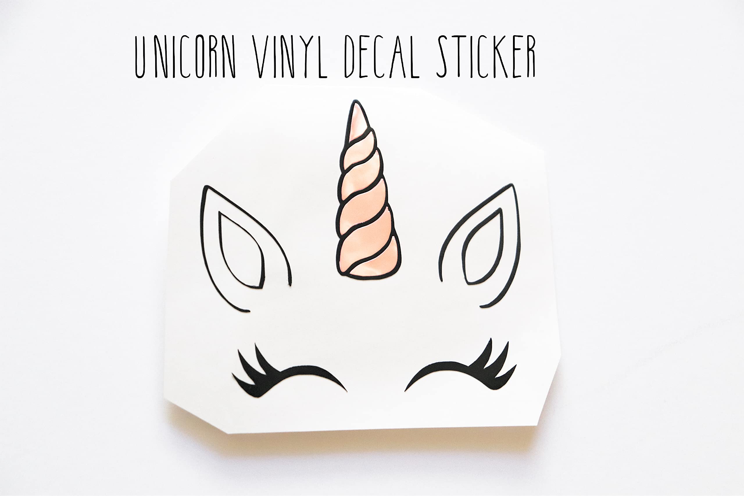 Unicorn Vinyl Decal Stickers for Water Bottles, Laptops & Tumbler Cups - Cute DIY Birthday Party Favors & Kids Room Decor - Perfect for School Supplies, Gift Wrapping & Craft Projects