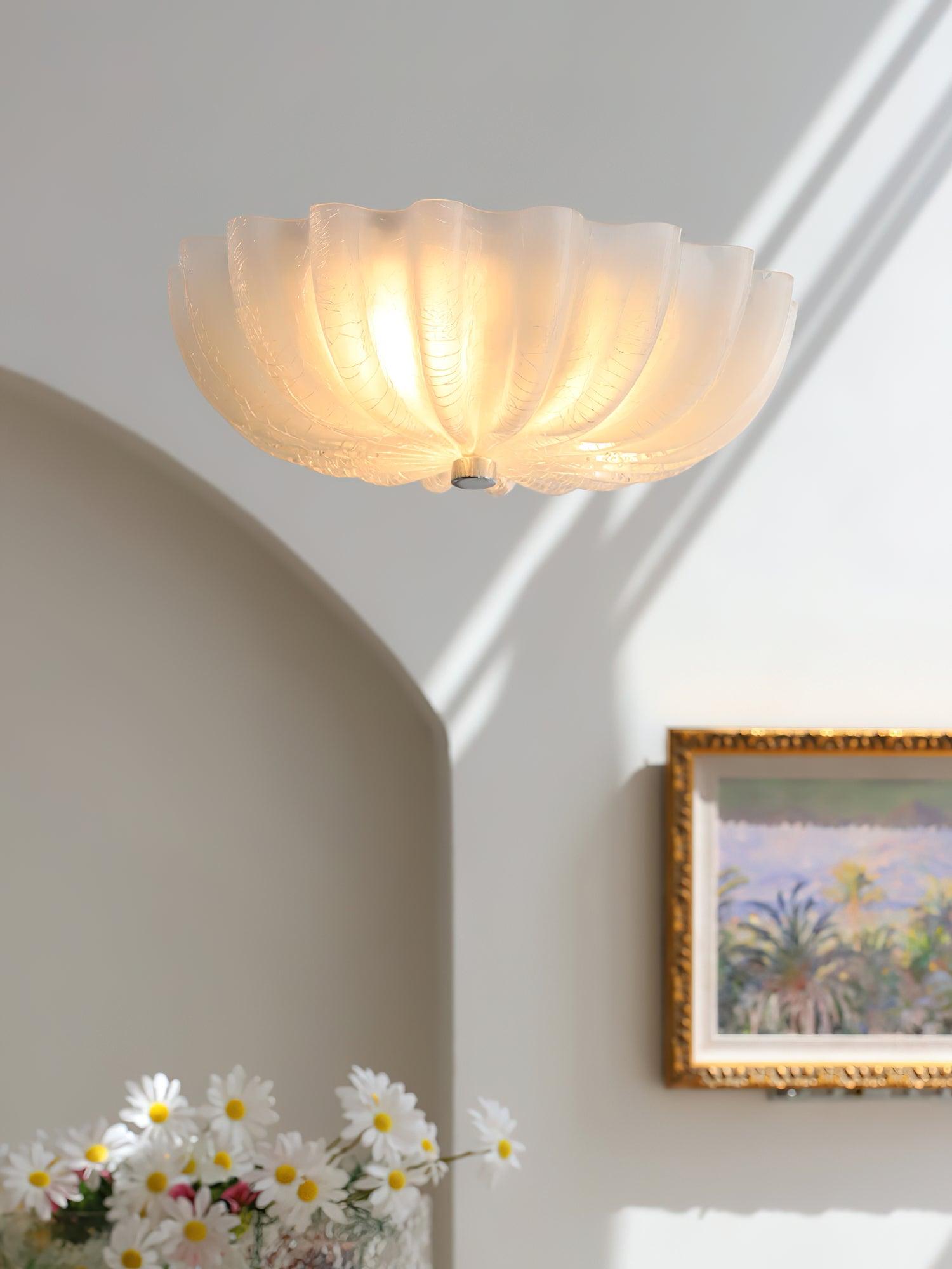 Exquisite Murano Blown Glass Chandelier - Handcrafted Italian Glass Ceiling Light Fixture for Dining Room, Living Room & Bedroom Elegant Lighting