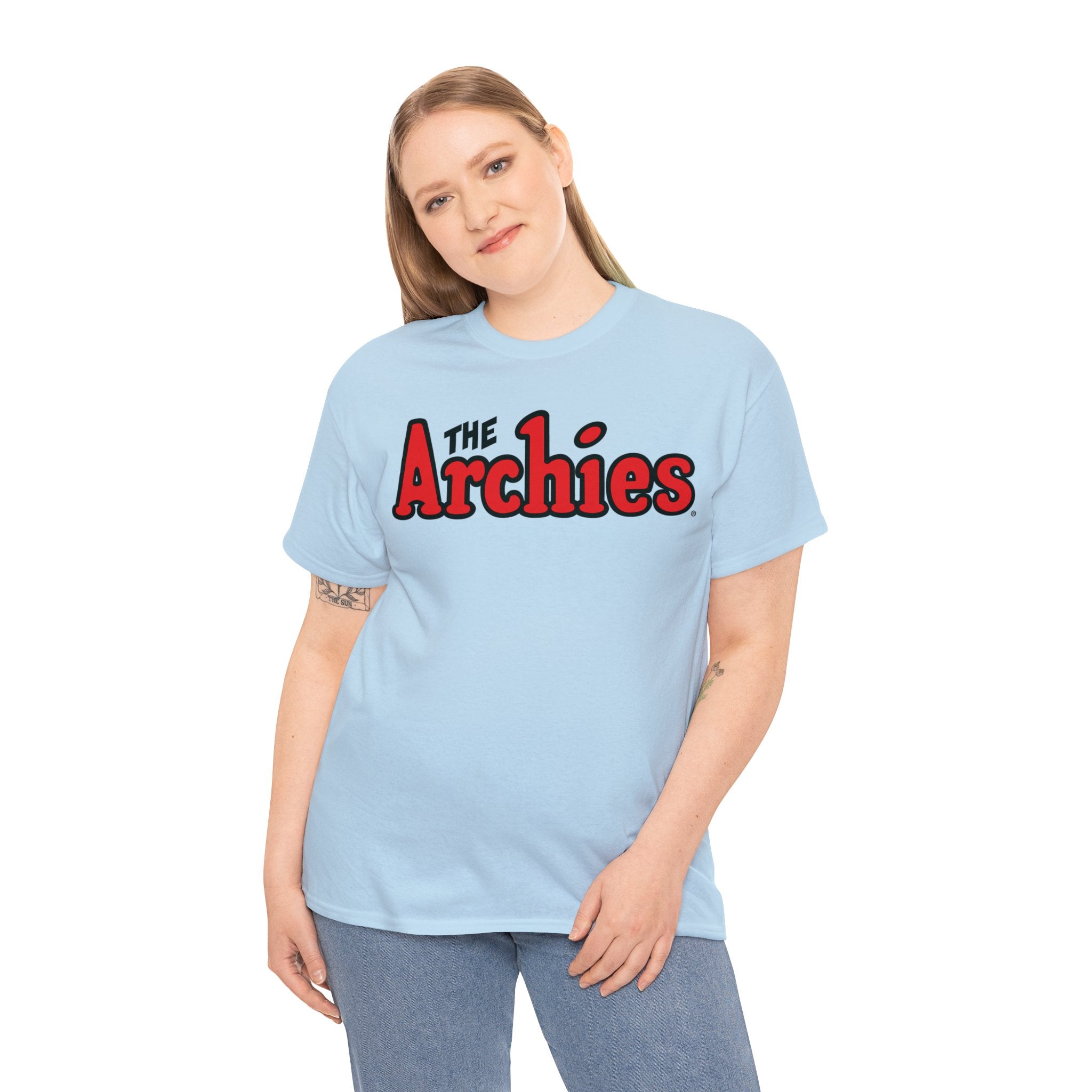 The Archies Logo Graphic Tee - Unisex Heavy Cotton T-Shirt for Men & Women | Casual Wear, Street Style, Music Fans Fashion
