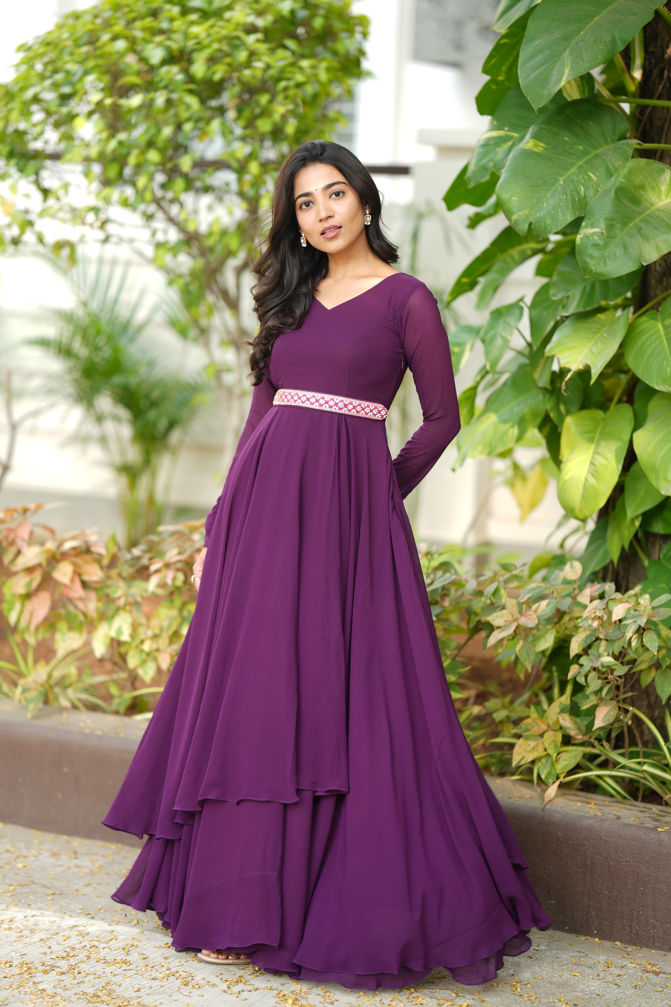 DD657 Krishi Simple and Elegant Women's Gown - Perfect for Weddings, Parties & Special Occasions
