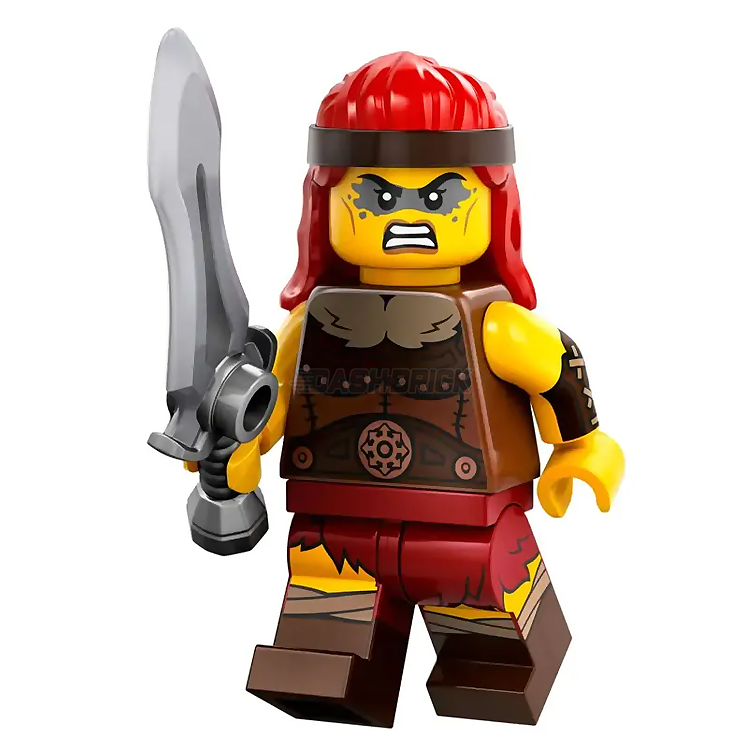 LEGO Collectible Minifigures Series 25 - Fierce Barbarian (11/12) | Rare Action Figure for LEGO Fans & Collectors | Perfect for Display, Gifts, and Role-Playing Games