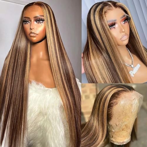 #4T27/4-Lace Front Wigs Human Hair