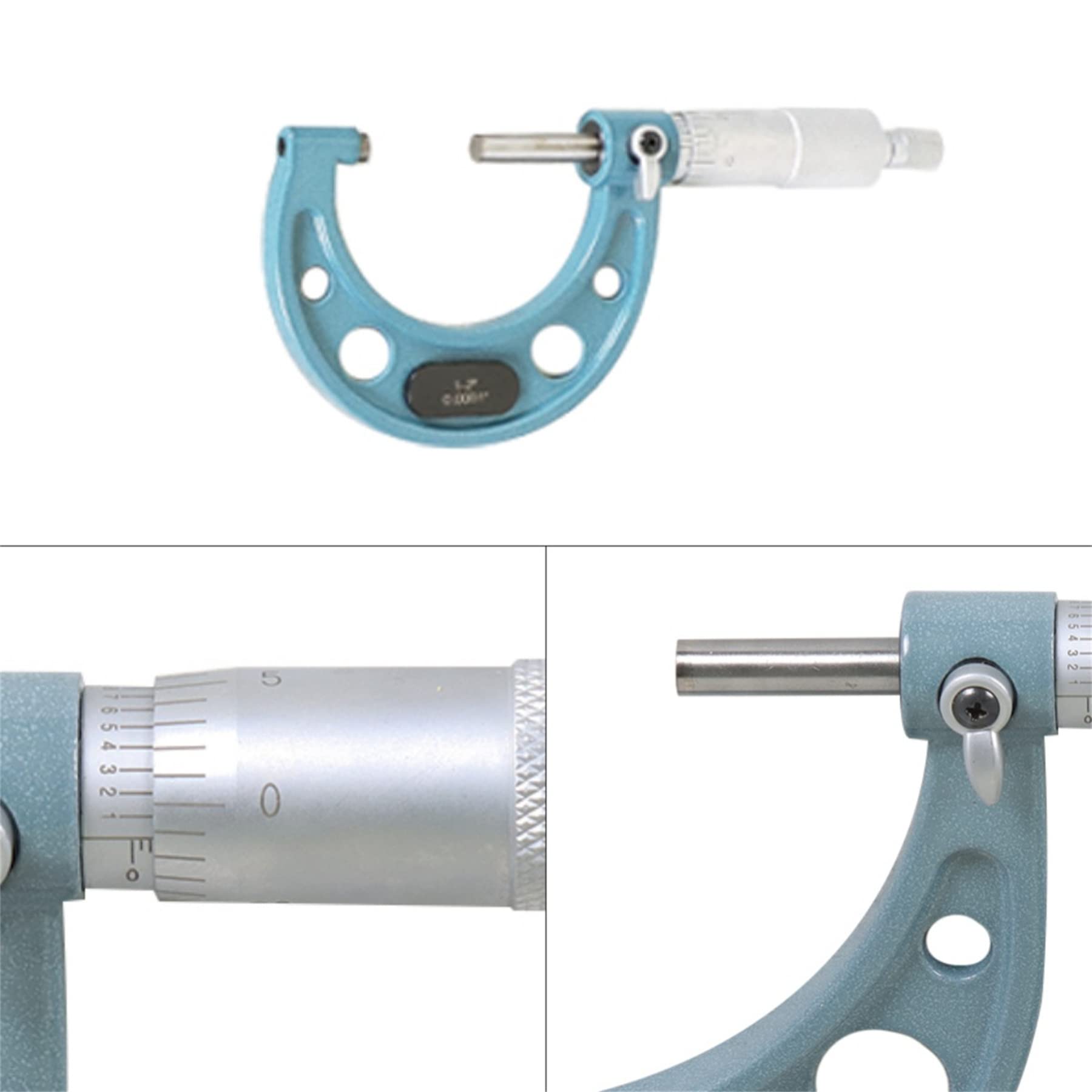 Marddpair 6-Piece 0-6 Inch Outside Micrometer Set with 0.0001