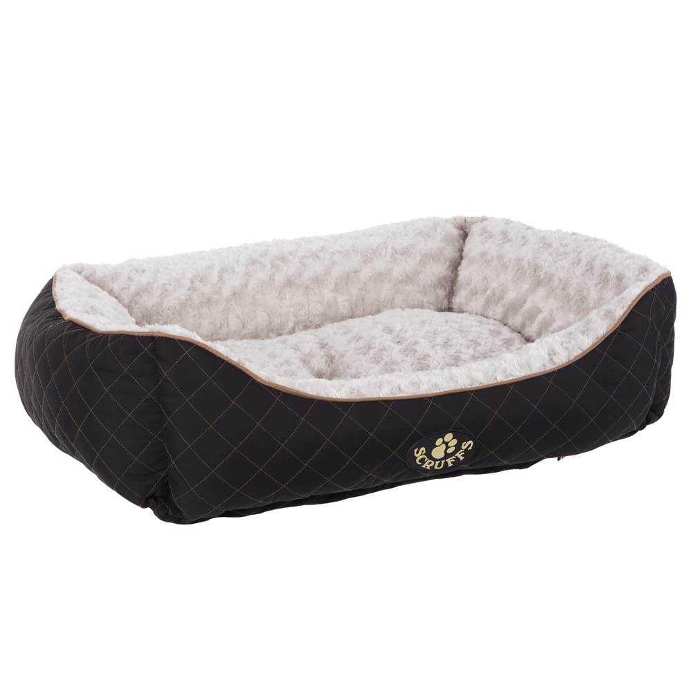 Scruffs Wilton Pet Box Bed - Cozy & Durable Dog Bed for Small to Medium Breeds - Perfect for Crates, Kennels & Home Use