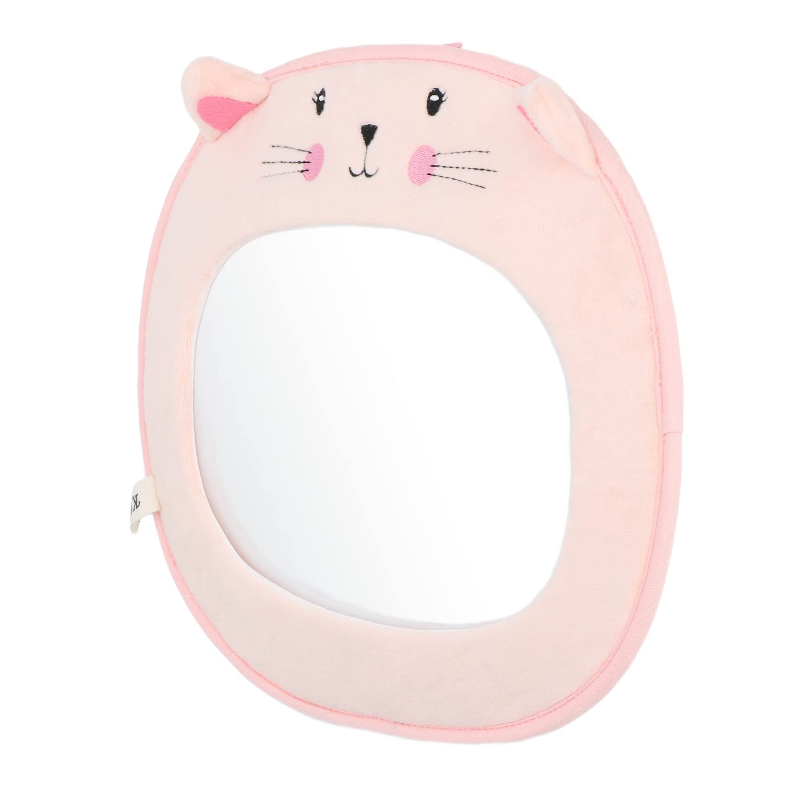 Baby Car Mirror - Acrylic Rearview Mirror for Child Safety Seat, Cartoon Cat Design - Perfect for Monitoring Baby in Backseat While Driving
