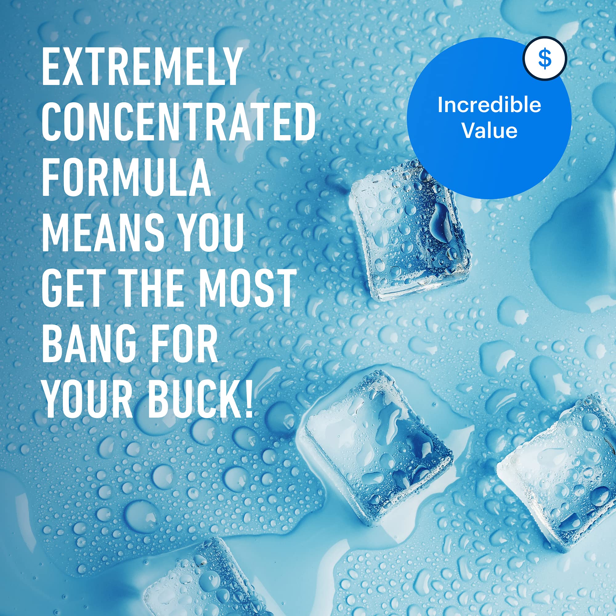 Essential Values 32 Uses Ice Machine Cleaner & Descaler (1 Gallon / 3.78L) - Compatible with Whirlpool, Manitowoc, Ice-O-Matic, Scotsman, Follett & More | Professional Ice Maker Maintenance for Restaurants, Bars & Home Use