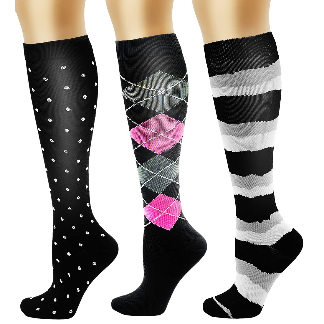 Best Compression Socks for Women & Men - Athletic Support, Improved Circulation & Faster Recovery - Perfect for Running, Travel & Post-Workout Recovery