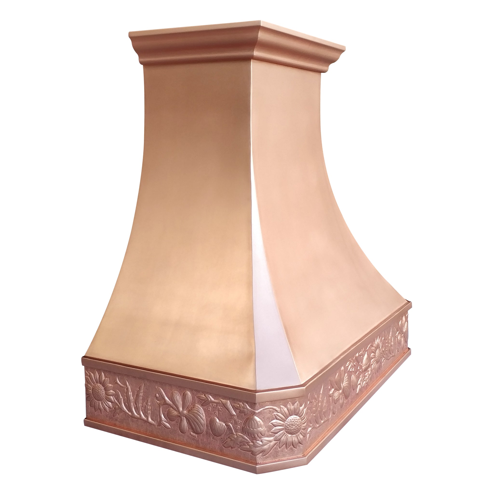 Handcrafted Custom Copper Range Hood for Kitchen | Pablo Style | Perfect for Modern & Rustic Home Decor