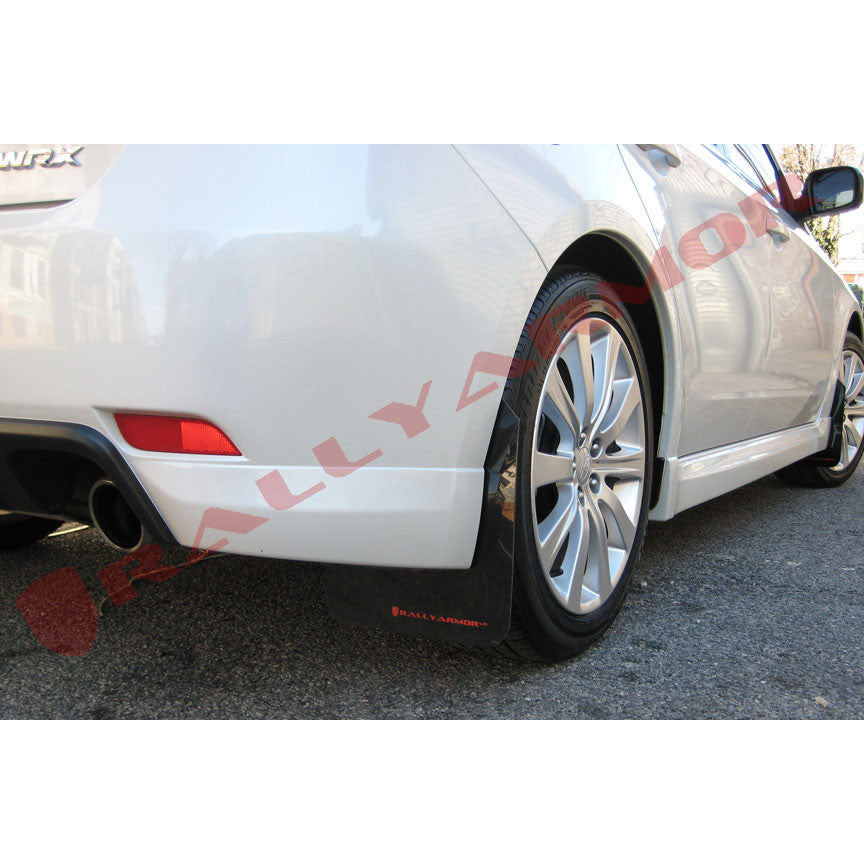 Rally Armor UR Mud Flaps for 2008-2010 & 2008-2011 Subaru WRX - Durable Splash Guards for Off-Road & Street Driving Protection