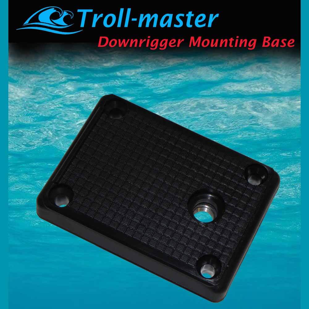 Troll Master PR 1001 Seahorse Fixed Mounting Base Plate - Heavy Duty Marine Trolling Motor Mount for Fishing Boats - Perfect for Saltwater & Freshwater Anglers