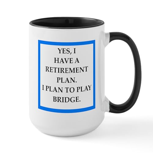 White/Black Inside - Bridge Mugs
