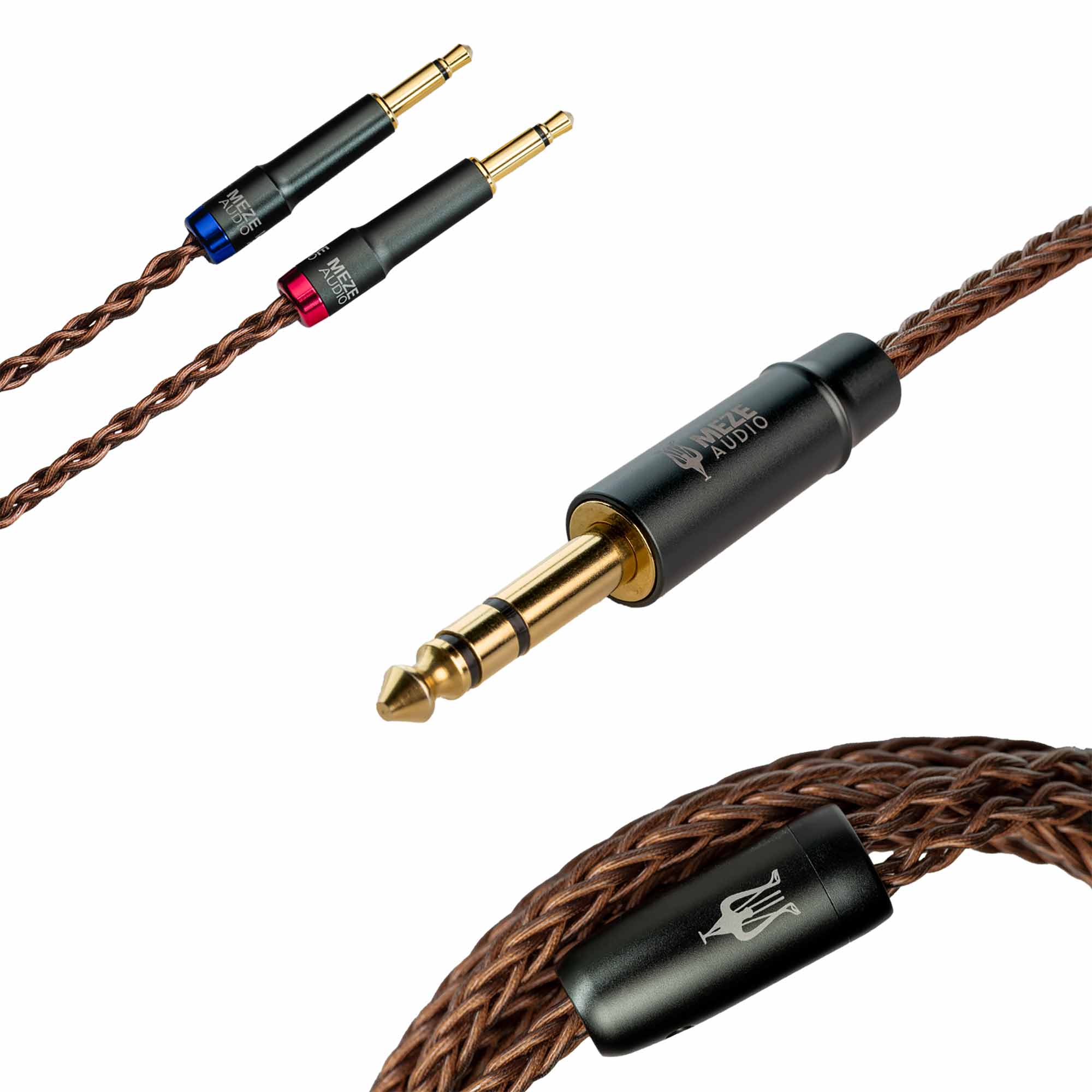 Premium Meze 109 Pro & Liric Copper Replacement Headphone Cable - High-Quality Audio Upgrade for Audiophiles & Studio Use
