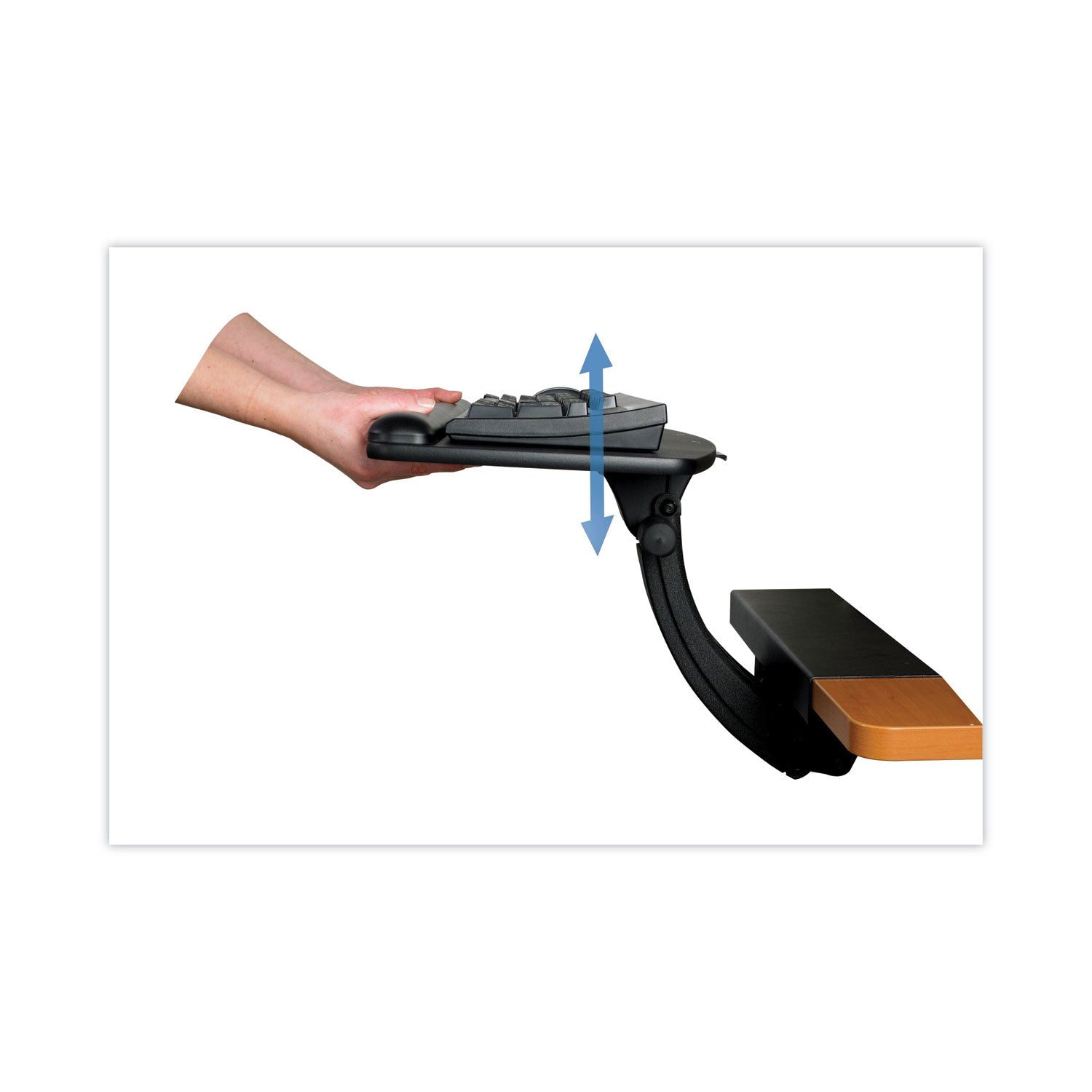 3M™ Sit-Stand Adjustable Keyboard Tray - Standard Platform, 25.5