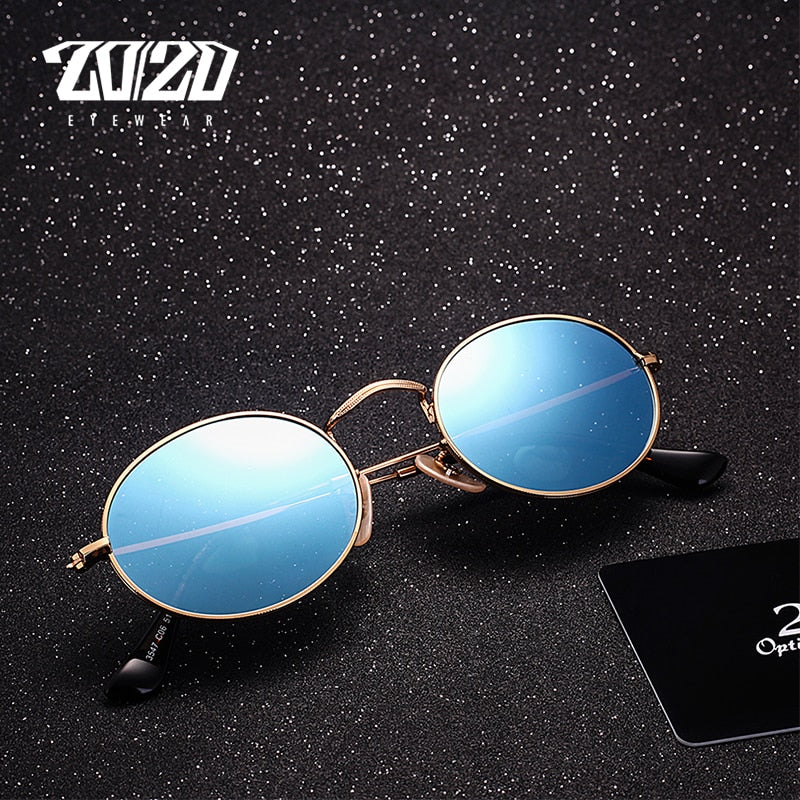 20/20 Polarized Oval Driving Sunglasses for Men & Women - UV Protection, Anti-Glare, Lightweight Comfort - Perfect for Road Trips, Commuting & Outdoor Activities (Model C030)